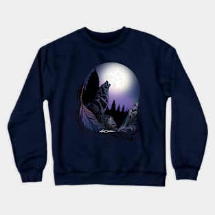 Howling Wolf (Signature Design) Crewneck Sweatshirt